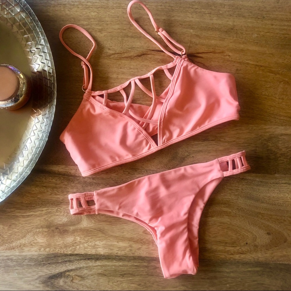 Issa de Mar Hina Bikini Set Coral, M